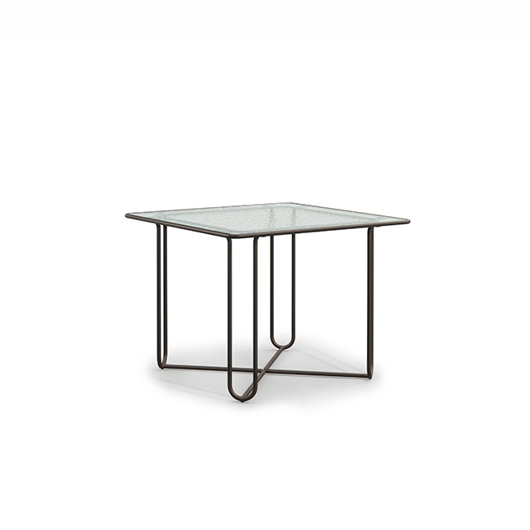 Picture of WALTER LAMB ALUMINUM 38" SQUARE DINING TABLE