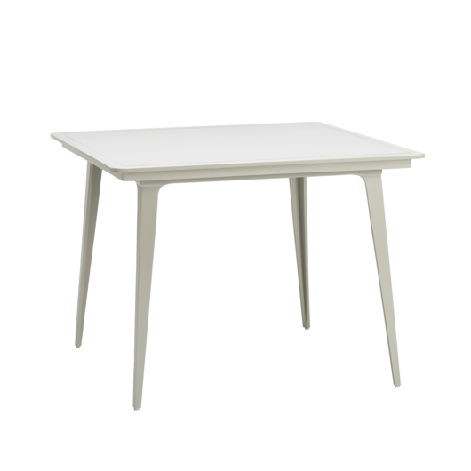 Picture of STILL 36" SQUARE DINING TABLE, SOLID ALUMINUM TOP