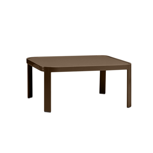 Picture of CONNEXION 32" SQUARE OCCASIONAL TABLE, SOLID ALUMINUM TOP