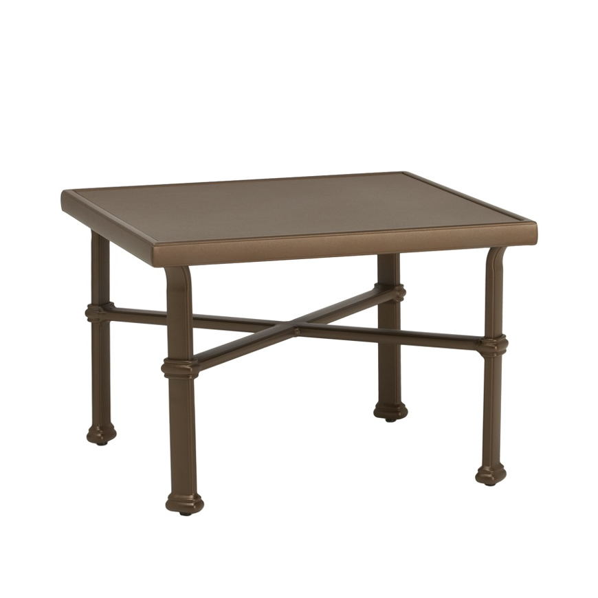 Picture of 26" SQUARE OCCASIONAL TABLE, SOLID ALUMINUM TOP