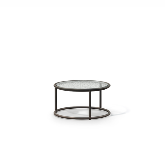 Picture of WALTER LAMB ALUMINUM 20" ROUND OCCASIONAL TABLE
