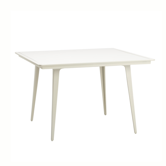 Picture of STILL 44" SQUARE DINING TABLE, SOLID ALUMINUM TOP