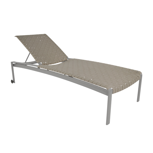 Picture of SOFTSCAPE STRAP STACKING ADJUSTABLE CHAISE WITH WHEELS
