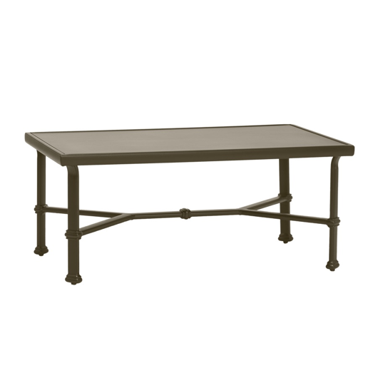 Picture of 26" X 43" COFFEE TABLE, SOLID ALUMINUM TOP