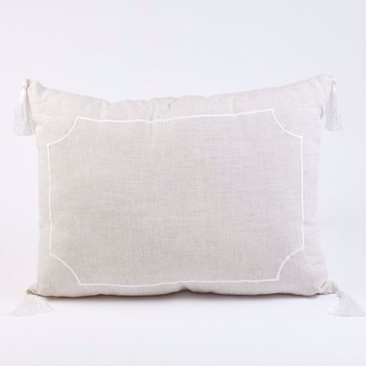 Picture of EMBROIDERED LINEN PILLOW