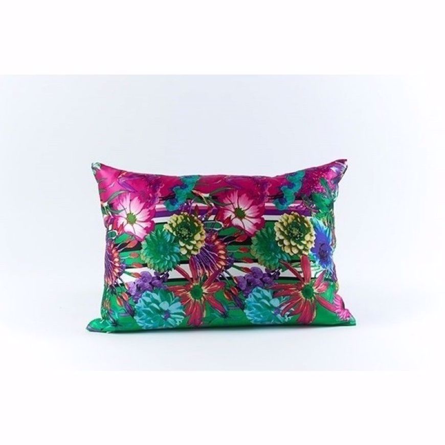 Picture of FLOWER STRIPE SILK PILLOW