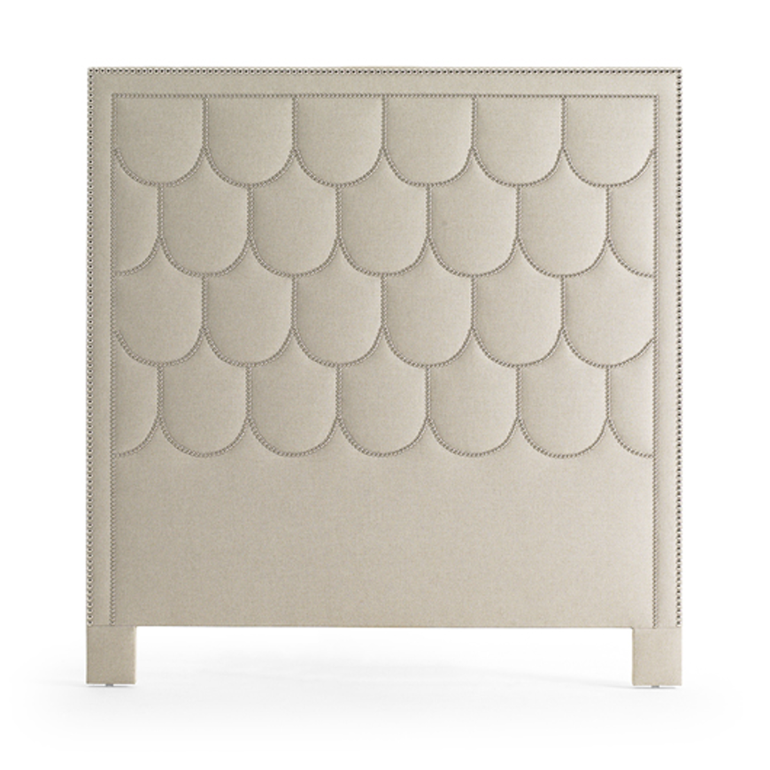 Picture of SCALLOPED NAILED HEADBOARD