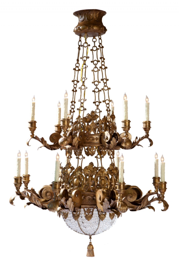 Picture of SANTINI TWO-TIERED CHANDELIER