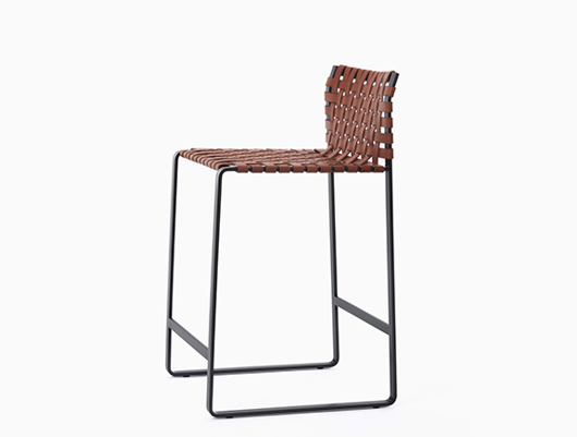 Picture of LOW WOVEN BACK COUNTER STOOL