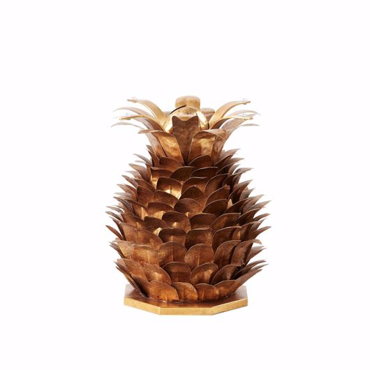 Picture of PINEAPPLE SIDE COCKTAIL TABLE BASE, GOLD