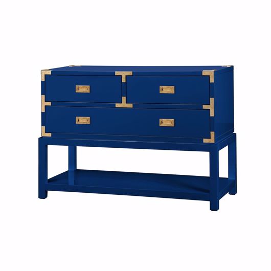 Picture of TANSU CONSOLE TABLE, NAVY BLUE