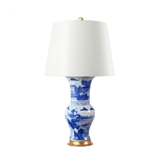 Picture of PAVILLION LAMP, BLUE & WHITE
