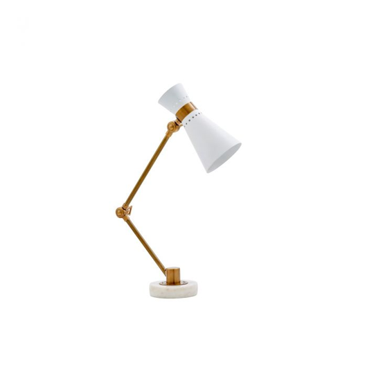 Picture of CLIPPER TABLE LAMP, WHITE