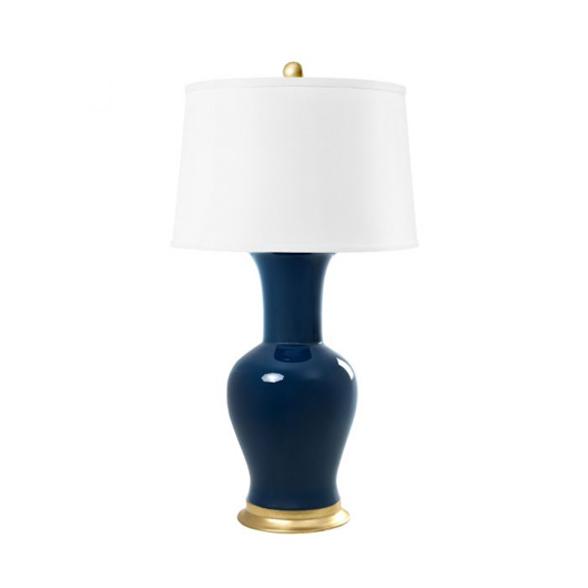 Picture of ACACIA LAMP, NAVY BLUE