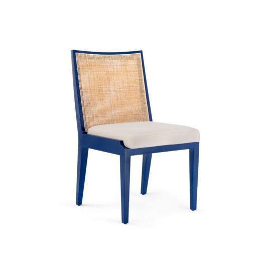 Picture of ERNEST SIDE CHAIR, NAVY BLUE