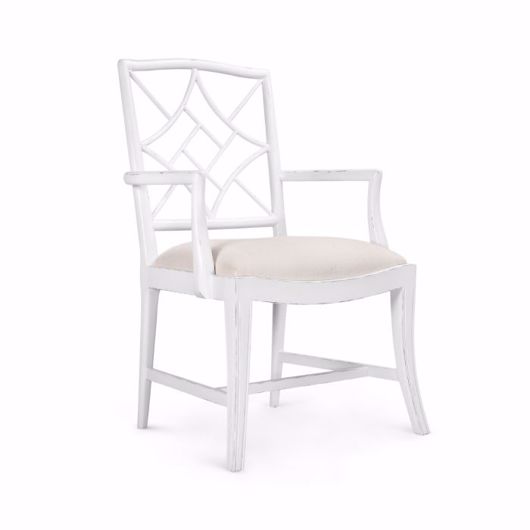 Picture of EVELYN ARMCHAIR, WHITE