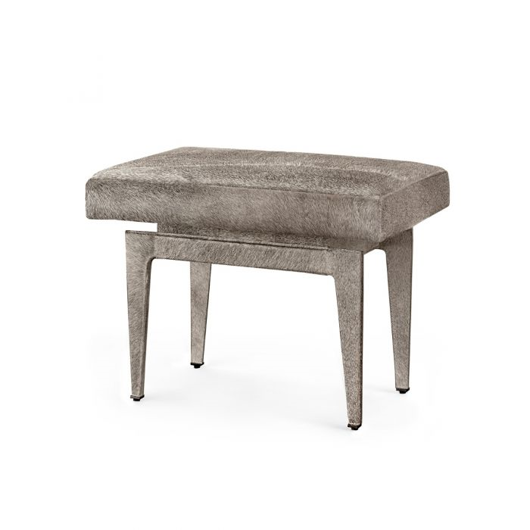 Picture of WINSTON STOOL, GRAY HAIR-ON-HIDE