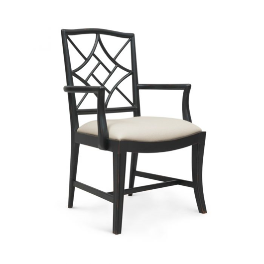 Picture of EVELYN ARMCHAIR, BLACK