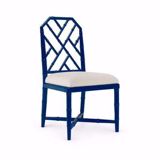 Picture of JARDIN SIDE CHAIR, NAVY BLUE
