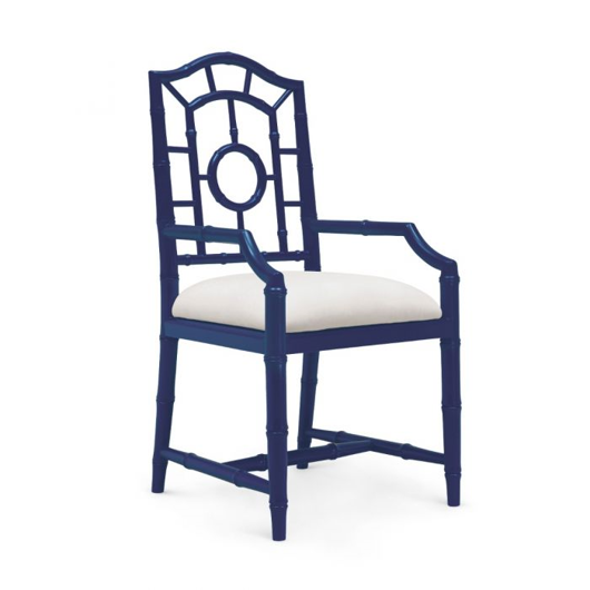 Picture of CHLOE ARMCHAIR, NAVY BLUE