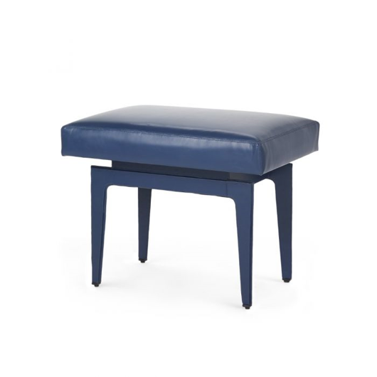 Picture of WINSTON STOOL, NAVY BLUE LEATHER