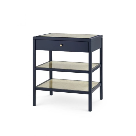 Picture of CAANAN 1-DRAWER SIDE TABLE, MIDNIGHT BLUE