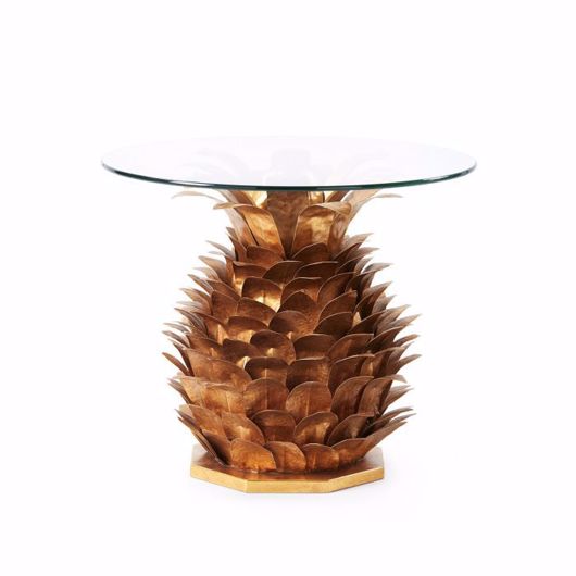 Picture of PINEAPPLE SIDE TABLE TOP, CLEAR