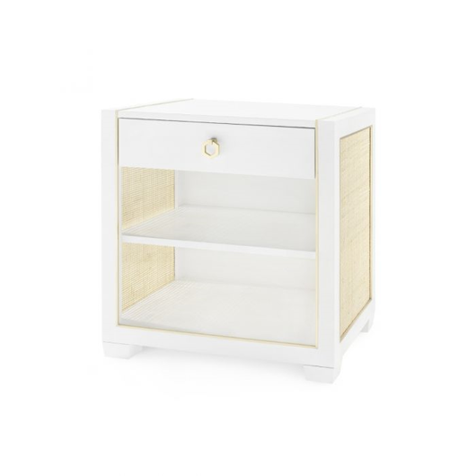 Picture of KAREN 1-DRAWER SIDE TABLE, WHITE