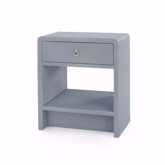 Picture of BENJAMIN 1-DRAWER SIDE TABLE, GRAY