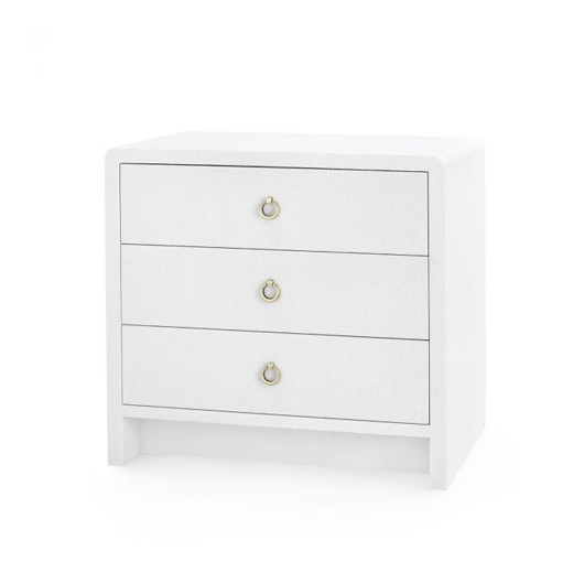 Picture of BRYANT 3-DRAWER SIDE TABLE, WHITE LINEN