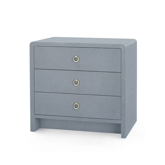 Picture of BRYANT 3-DRAWER SIDE TABLE, GRAY