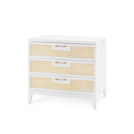 Picture of ASTOR 3-DRAWER SIDE TABLE, WHITE