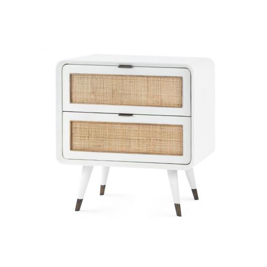 Picture of MALMO 2-DRAWER SIDE TABLE, WHITE