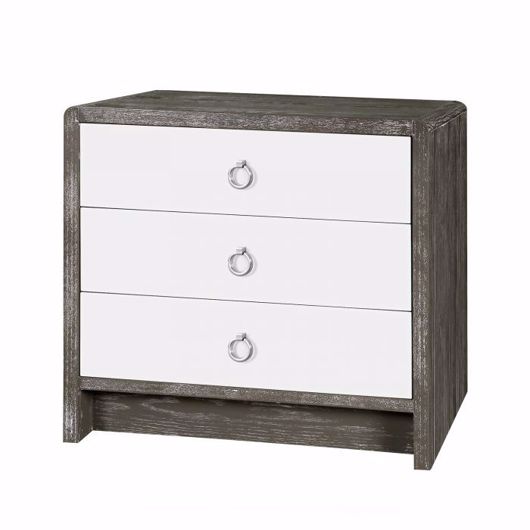 Picture of NIAGARA 3-DRAWER SIDE TABLE, GRAY