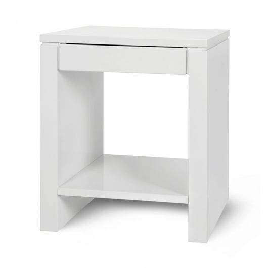 Picture of ODOM 1-DRAWER SIDE TABLE, WHITE