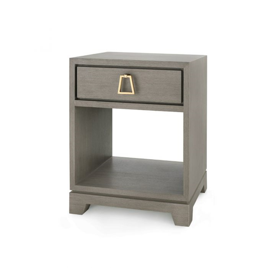 Picture of STANFORD 1-DRAWER SIDE TABLE, TAUPE GRAY