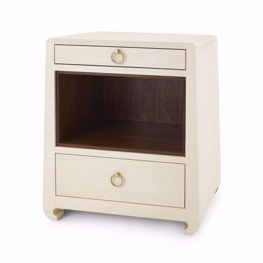 Picture of MING 2-DRAWER SIDE TABLE, NATURAL