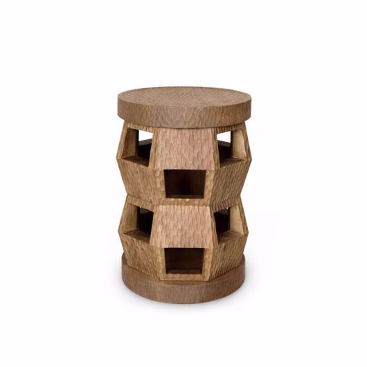 Picture of ZANZIBAR STOOL/SIDE TABLE, DRIFTWOOD