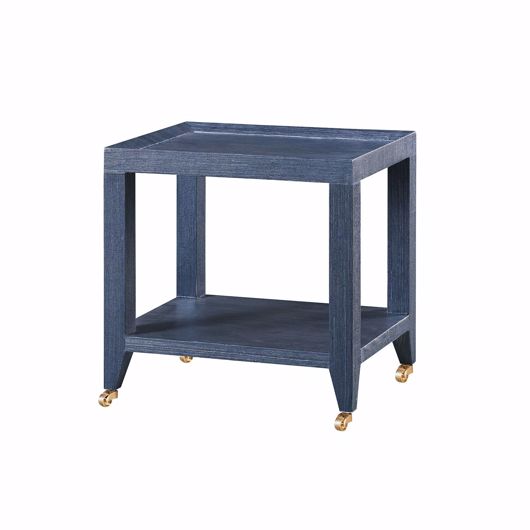 Picture of ISADORA TEA TABLE, NAVY BLUE