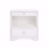 Picture of FRANCES 2-DRAWER SIDE TABLE, WHITE