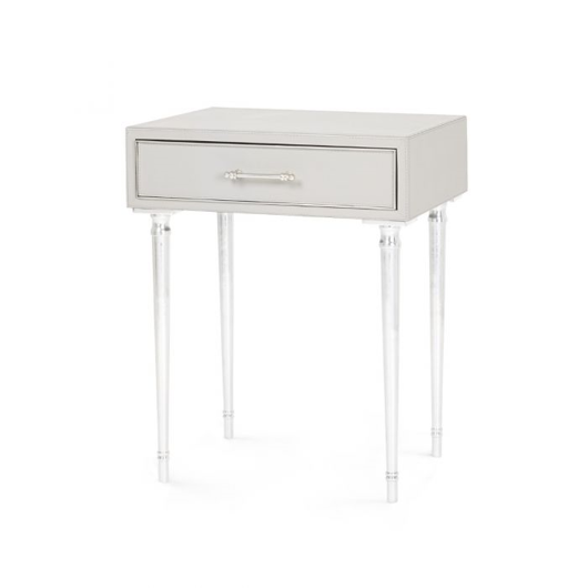 Picture of JOLENE 1-DRAWER SIDE TABLE, GRAY