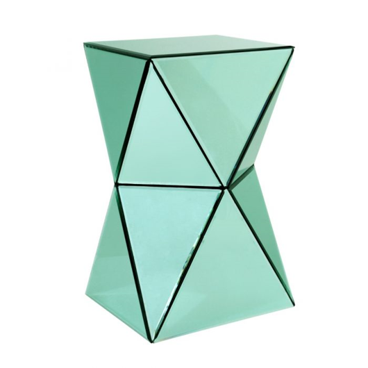 Picture of ROMANO SIDE TABLE, EMERALD GREEN