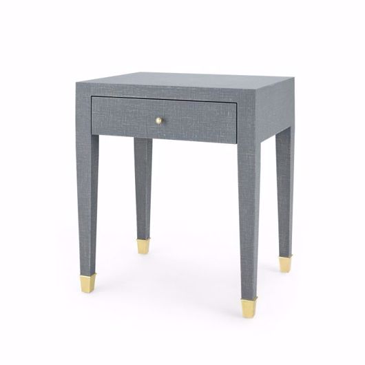 Picture of CLAUDETTE 1-DRAWER SIDE TABLE, GRAY