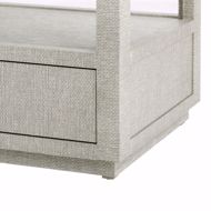 Picture of CAMILLA ETAGERE, MOSS GRAY TWEED