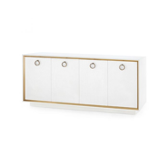 Picture of ANSEL 4-DOOR CABINET, WHITE
