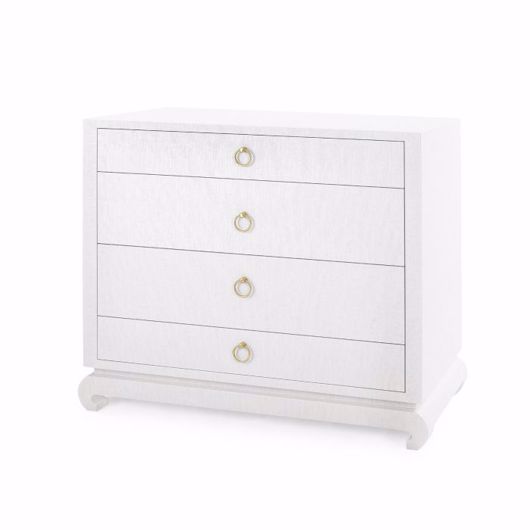 Picture of MING LARGE 4-DRAWER, WHITE