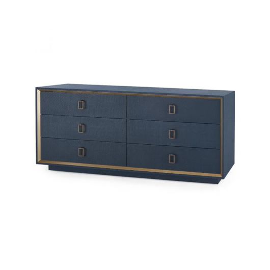 Picture of ANSEL EXTRA LARGE 6-DRAWER, NAVY BLUE