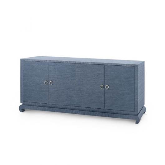Picture of MEREDITH EXTRA LARGE 4-DOOR CABINET, NAVY BLUE