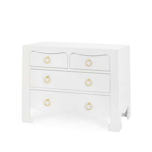 Picture of JACQUI LARGE 4-DRAWER, WHITE