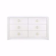 Picture of AUDREY EXTRA LARGE 6-DRAWER, WHITE
